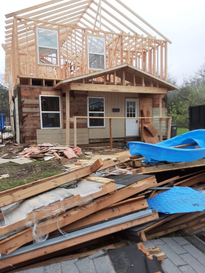 Stage 2 - Framing the 2-story addition